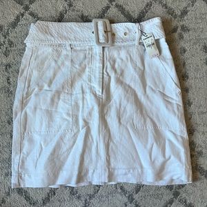 Express white linen skirt